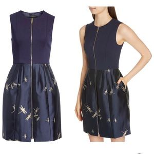 Stunning Ted Baker Fit & Flare Dress